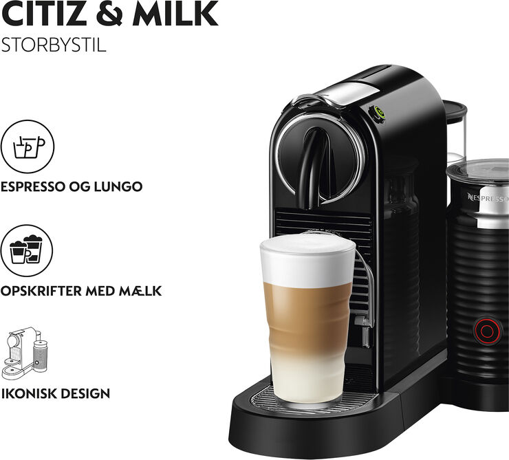 NESPRESSO® CitiZ&Milk kaffemaskine DeLonghi