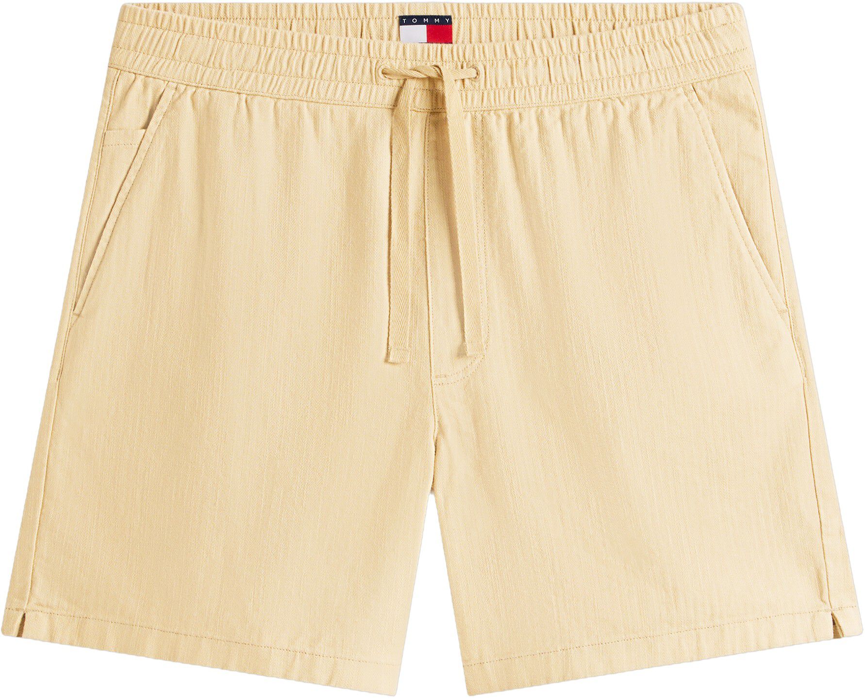 Logo Relaxed Shorts With Linen