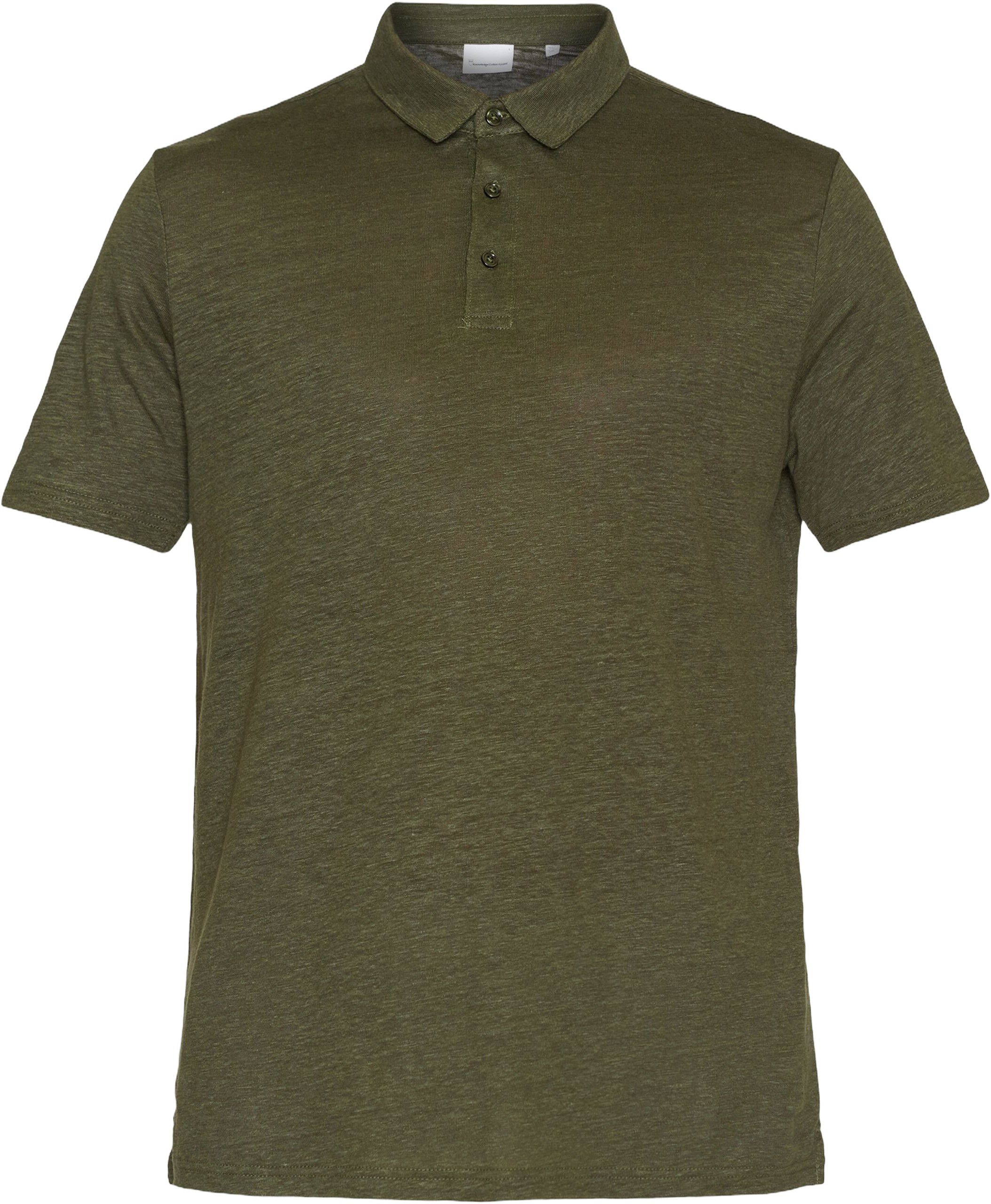 Regular linen polo - GOTS/Vegan