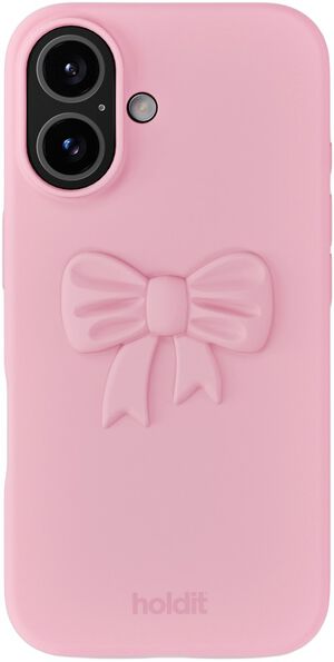 Silicone Sticker Bow Pink