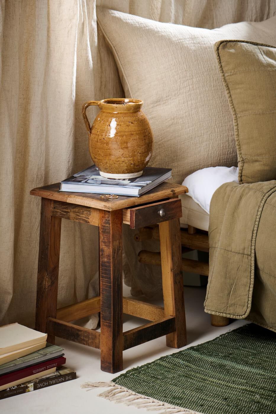 Vase m/hank rustik brun Avignon