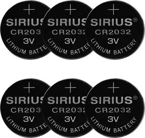 CR2032 DecoPower by Sirius, 6 stk