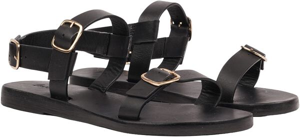 Giglio - Adjustable Leather Sandal W/ Heel Strap