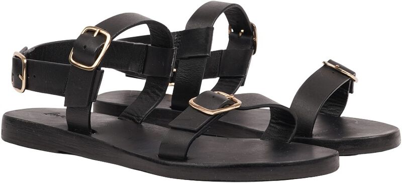 Giglio - Adjustable Leather Sandal W/ Heel Strap