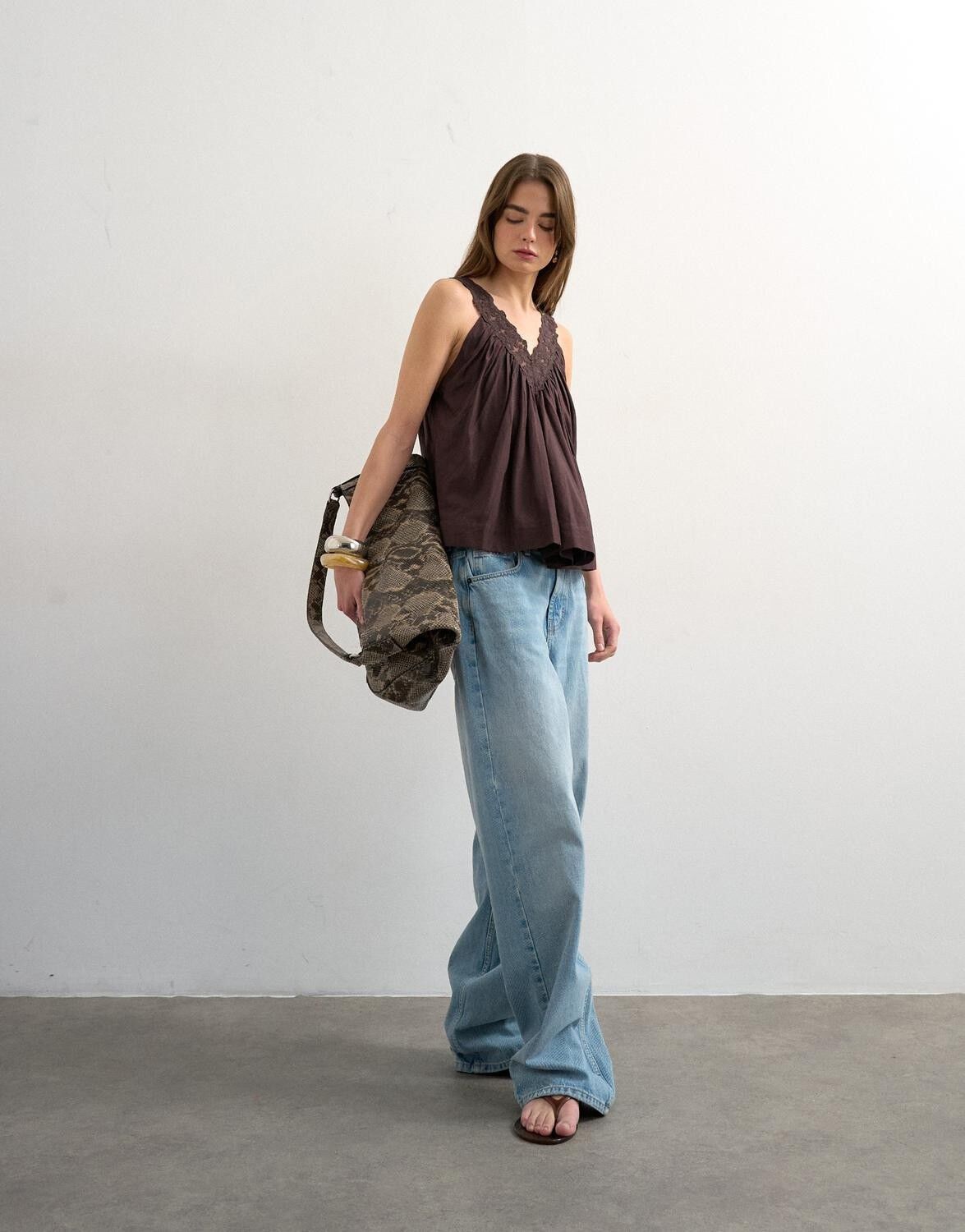 TSSOPHIE DEEP V TOP WVN