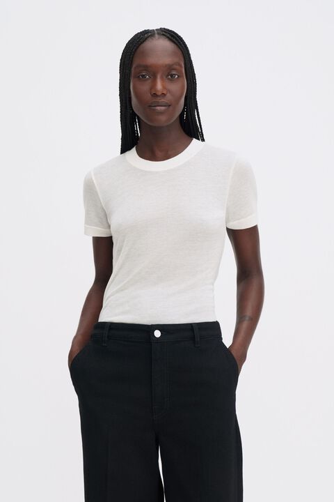 lyocell cashmere tee