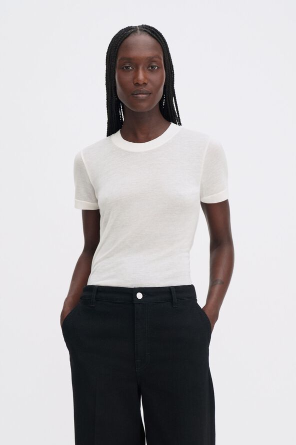 lyocell cashmere tee