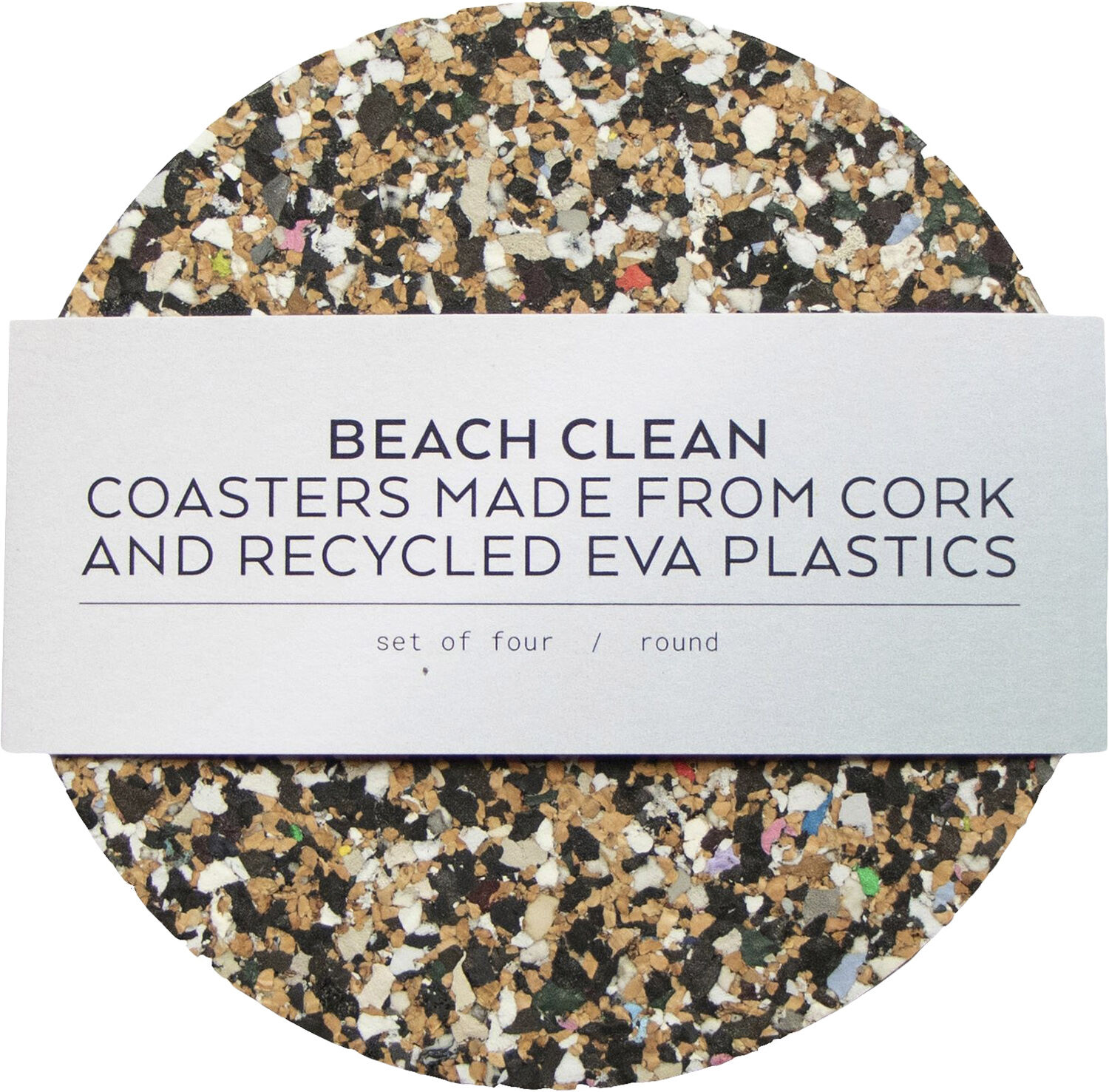 Beach Clean Rund Glasbrik S&aelig;t