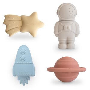 Mushie Space Bath Play Set 4 Pack