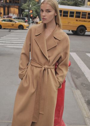 Belt handmade coat