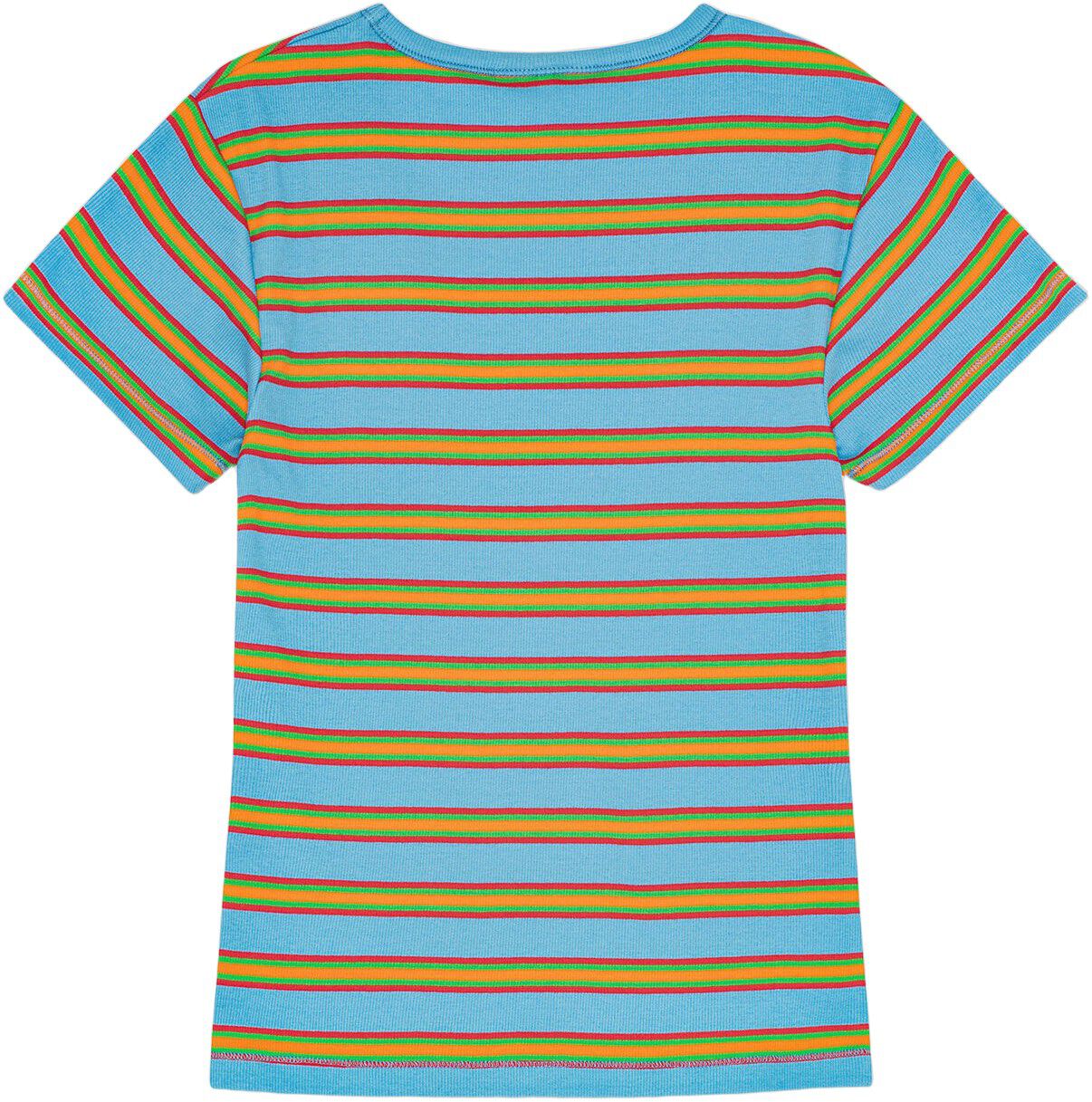 Soft Cotton Rib Stripes Baby Fit T-