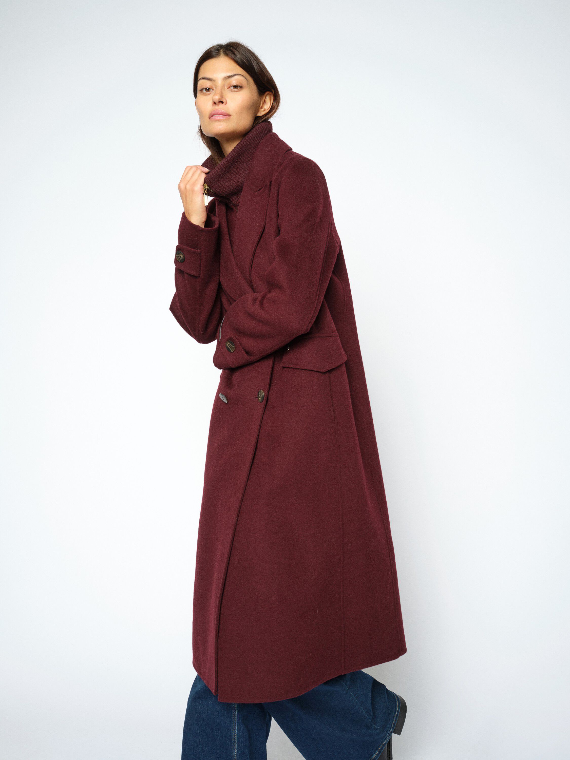 MMAlva Loisa Mock Neck Coat