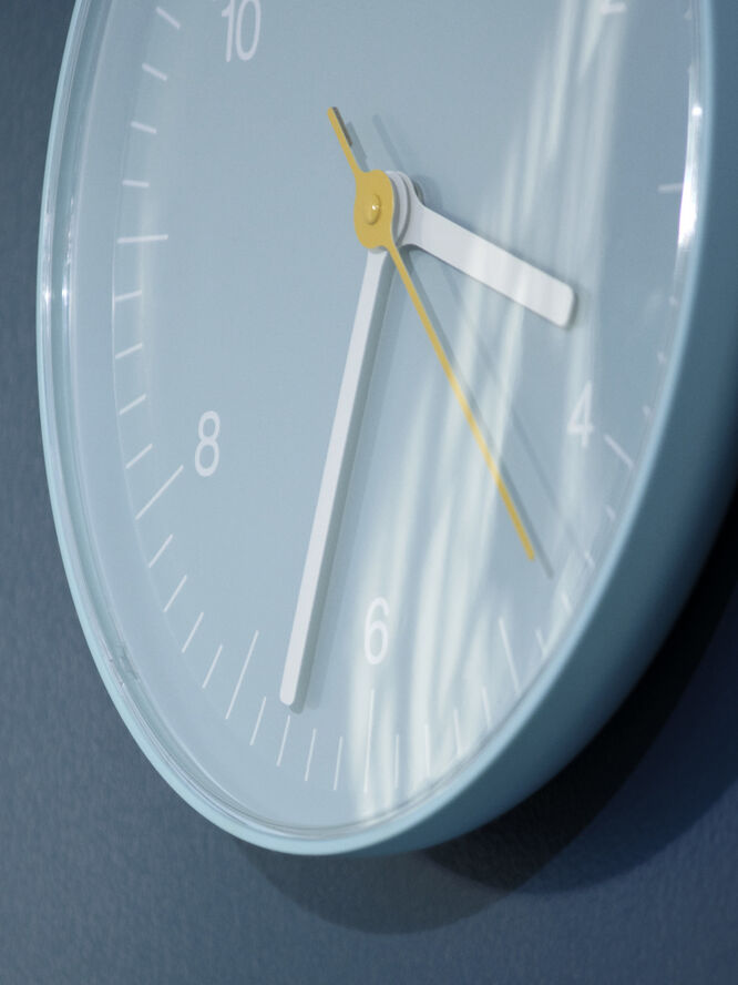 Wall Clock-Blue