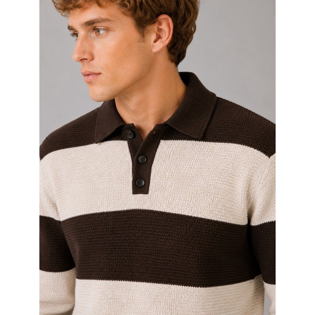 Marvin cashmere polo knit
