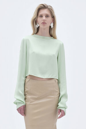 Draped Back Top