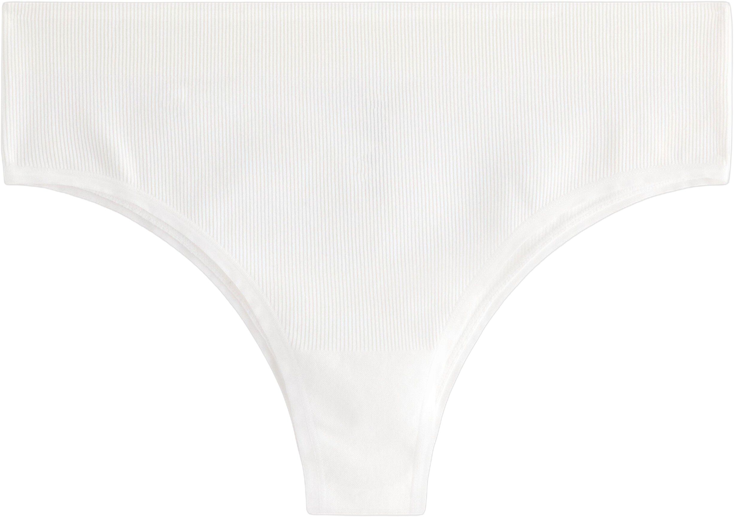 High waist brazilian briefs with a