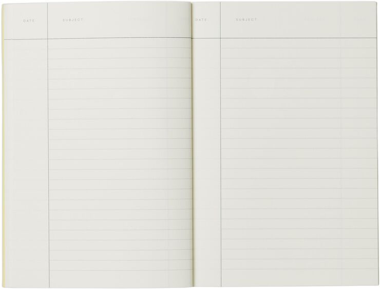 VITA Softcover Notebook - Small, Green Stripe