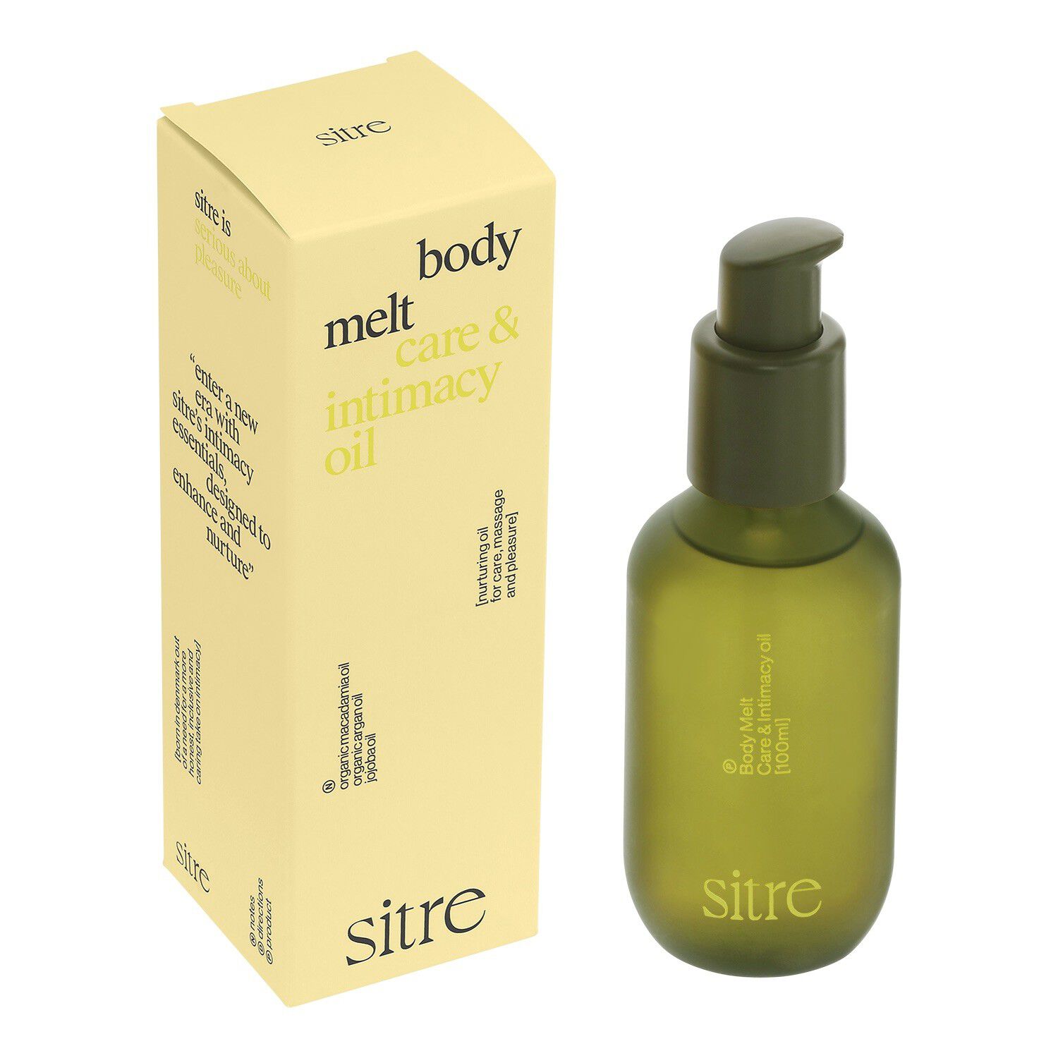 body melt - massageolie & glidecreme
