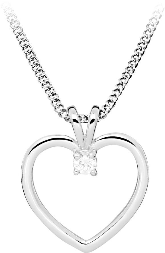 Heart vedhæng - Sølv