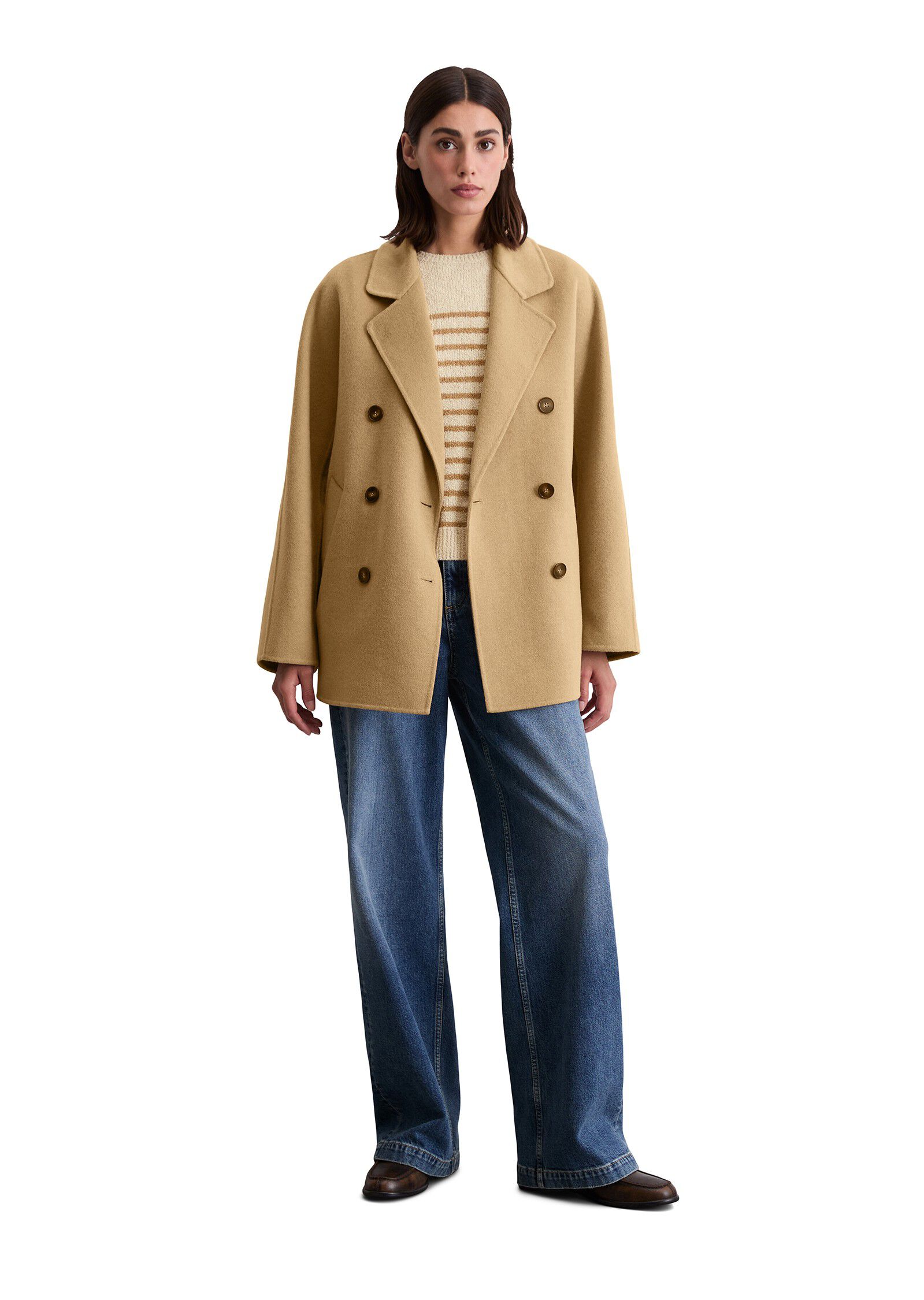 Caban jacket, double face workmansh