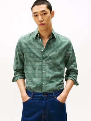 FLEX POPLIN MINI TARTAN RF SHIRT