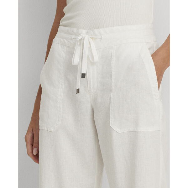 Linen Wide-Leg Pant