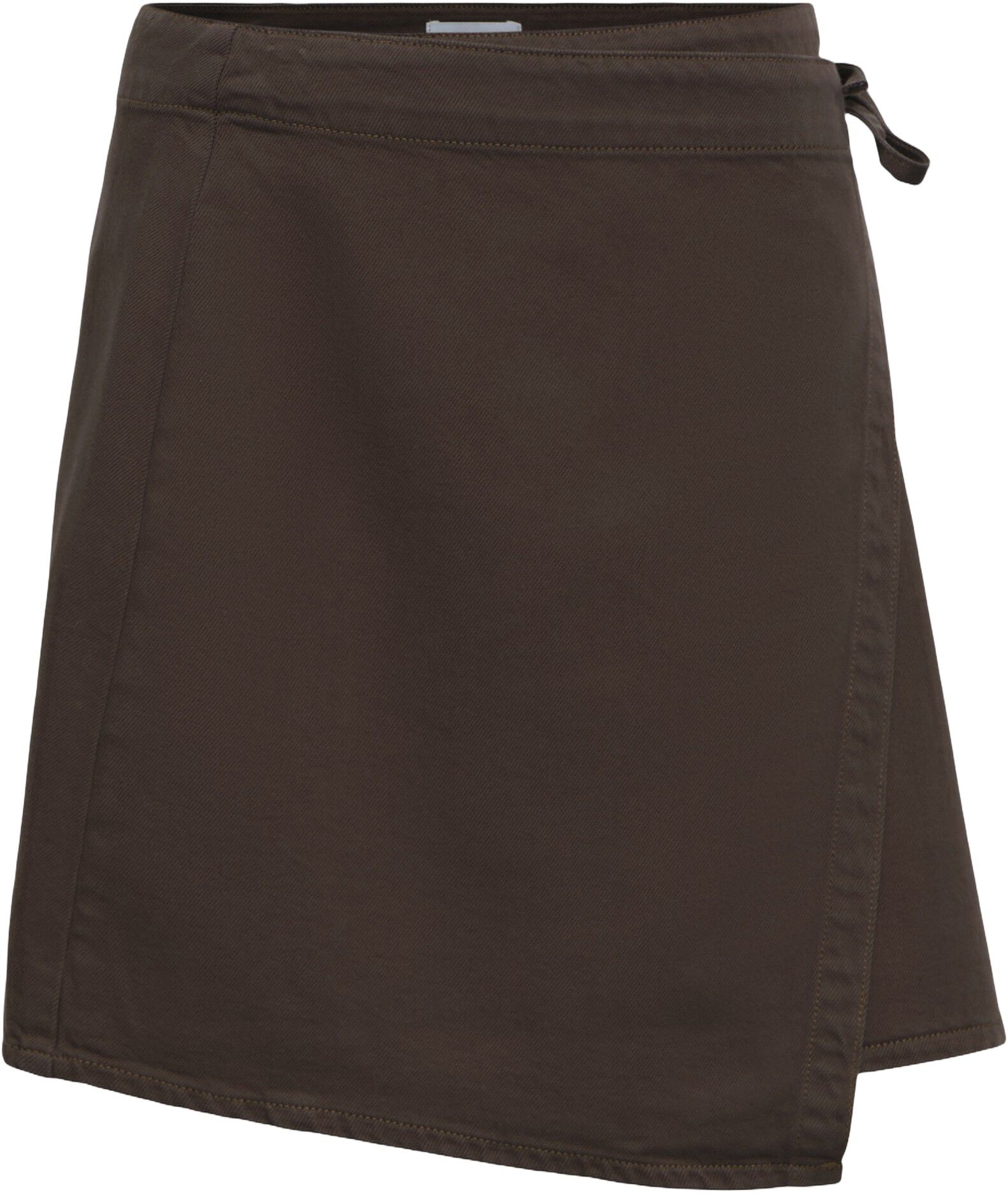 OBJROSIE MW DENIM SHORT WRAP SKIRT