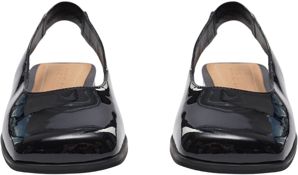 SANDYSW PATENT FLAT SHOE