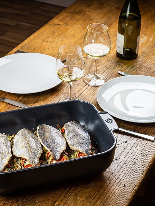 Appolia Keramik Rektangul&aelig;r skifer 40 cm