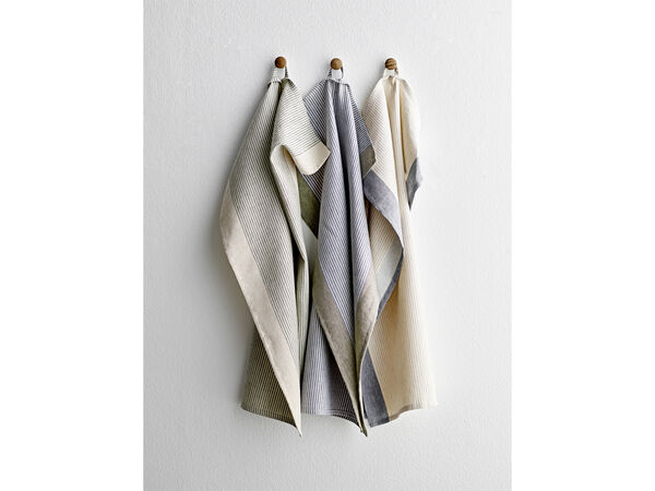 Viskestykke 50x70 Statement Stripe Green