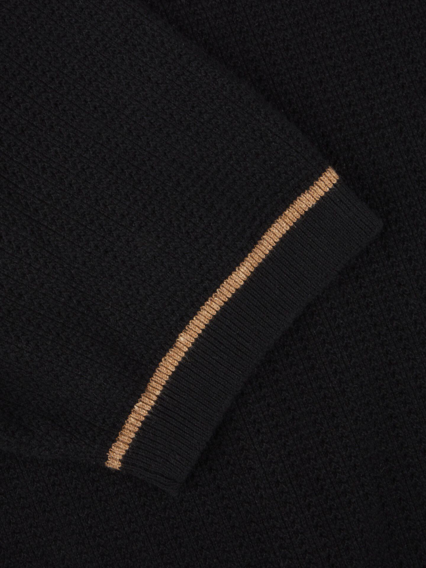 Polo Shirt Knitted Stripe Hemp / Supima Cotton