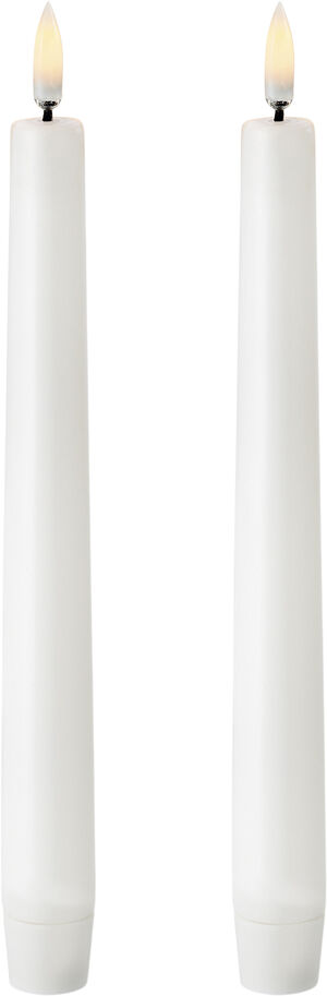 UYUNI Lighting - LED Taper Candle - twin pack - Nordic White