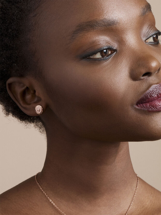 EISLEY: ENAMEL MINI BUTTON EARRING