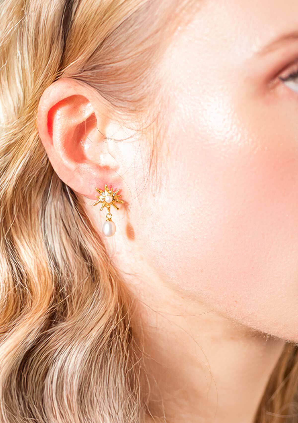 RHEA EARRINGS GILDED