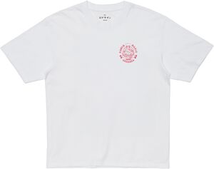 Edwin Music Channel T-Shirt - White/Red
