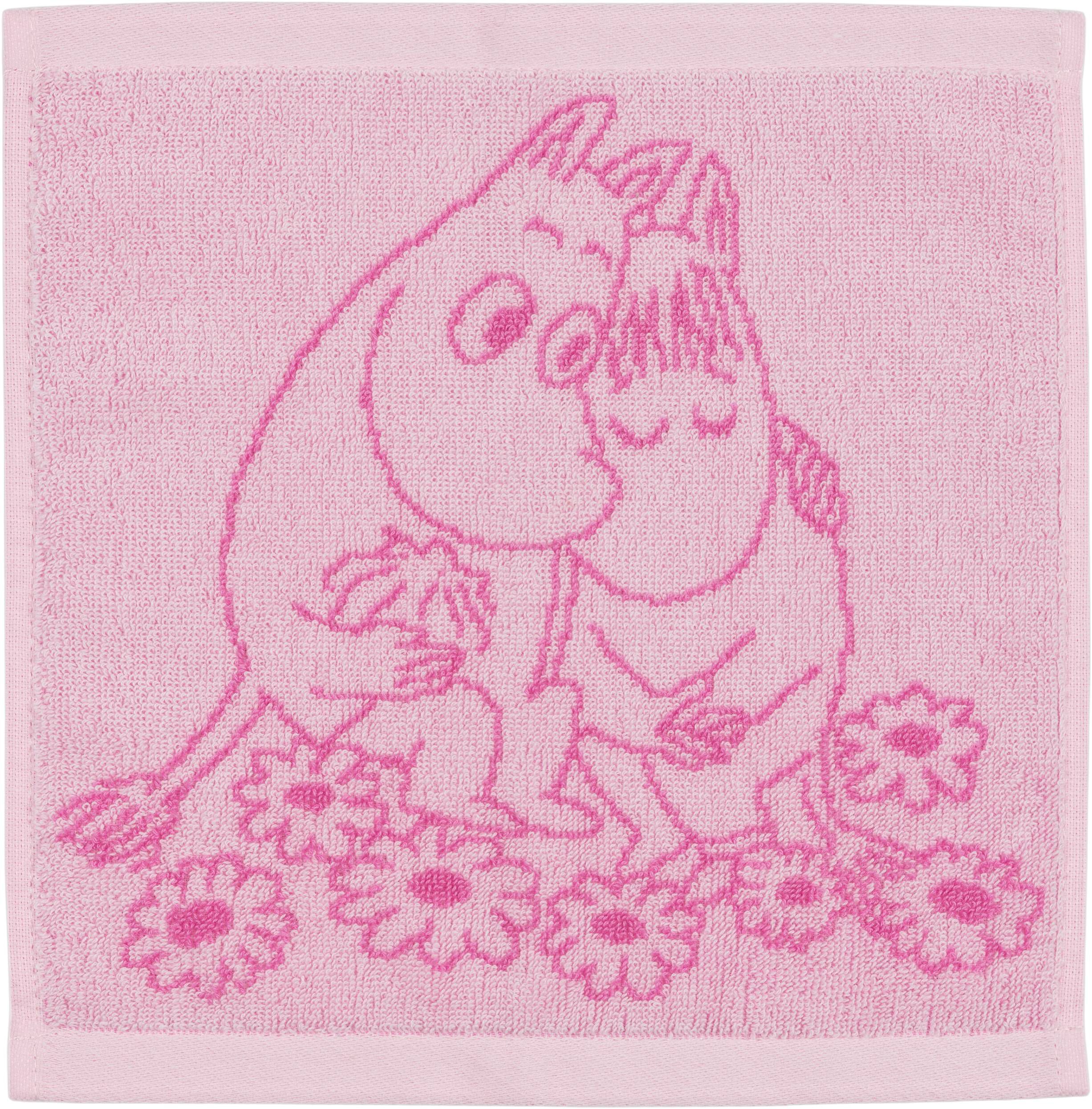 Moomin tw 25x25 Sweethearts pink GOTS