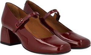 Mary-Jane med skulpturel hæl