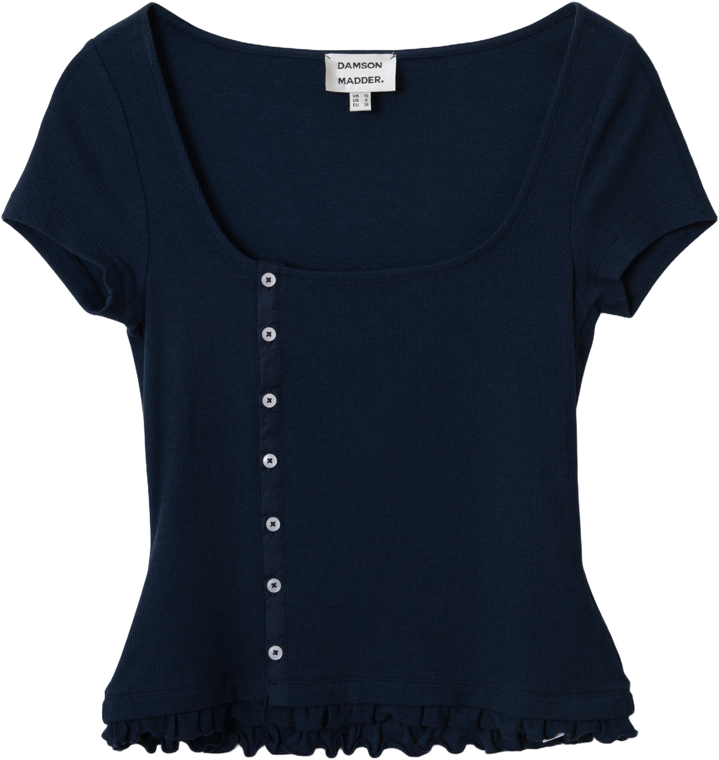 POSIE SHORT SLEEVE TOP - NAVY