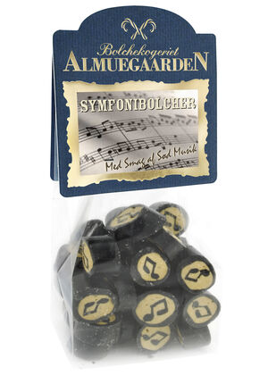 Symfoni bolcher med smag af lakrids & salmiak