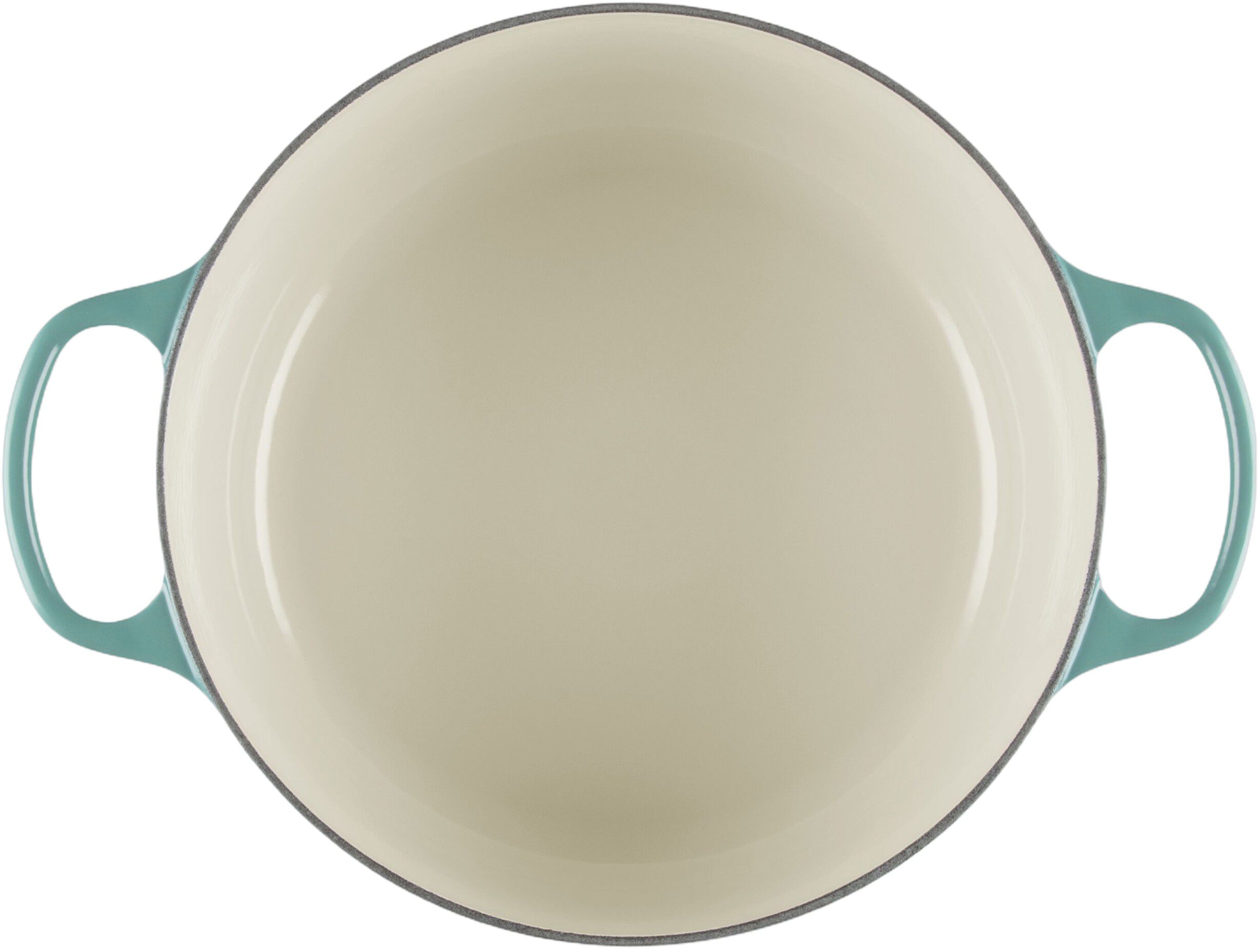 Le Creuset Signature st&oslash;bejern rund gryde 26cm Bleu Riviera