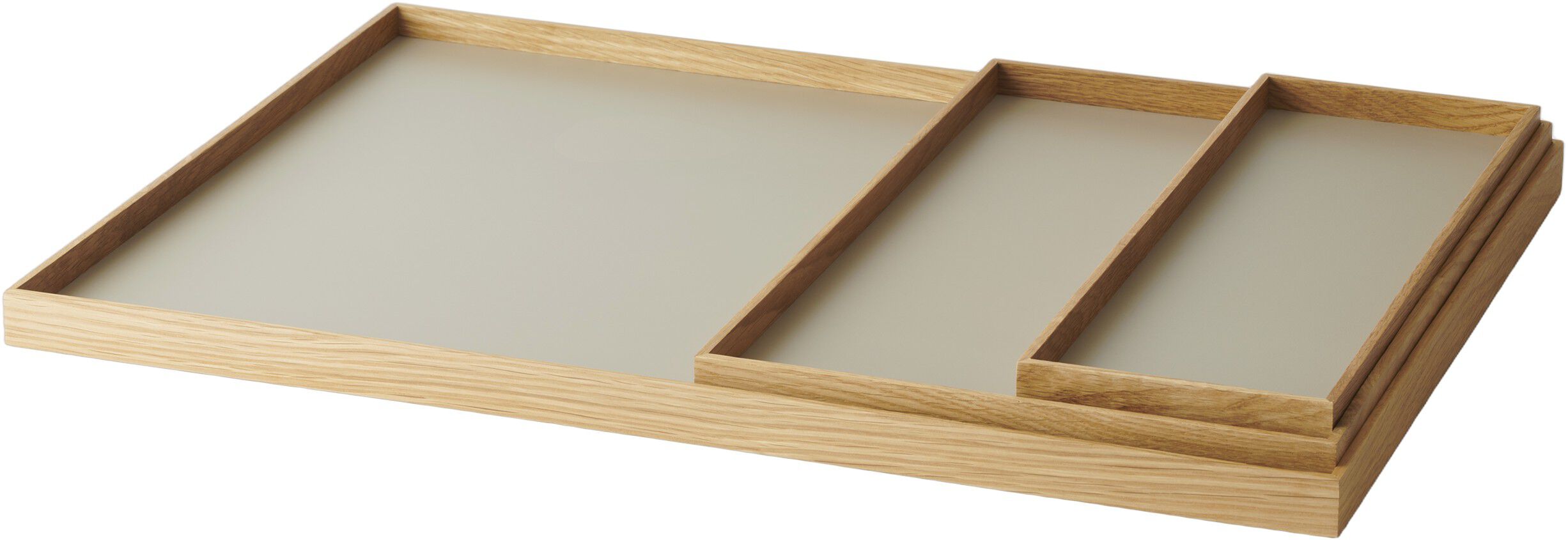 FRAME Tray Large Oak Grey