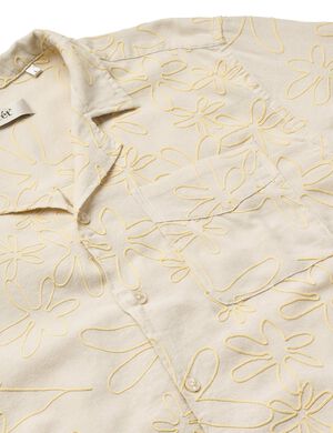 PEER EMBROIDERY REGULAR FIT SS SHIR