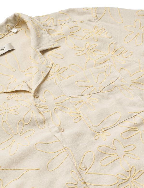 Peer Embroidery Regular Fit Ss Shir