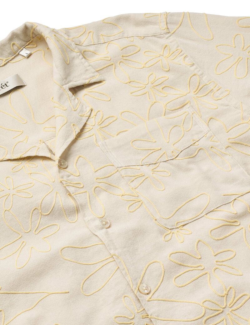 Peer Embroidery Regular Fit Ss Shir