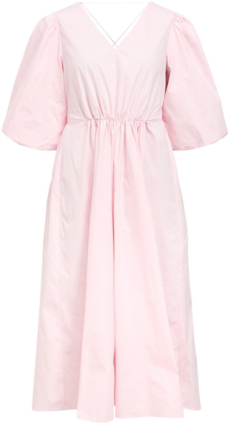 OBJPAIGE 2/4 RE VNECK MIDI DRESS 14