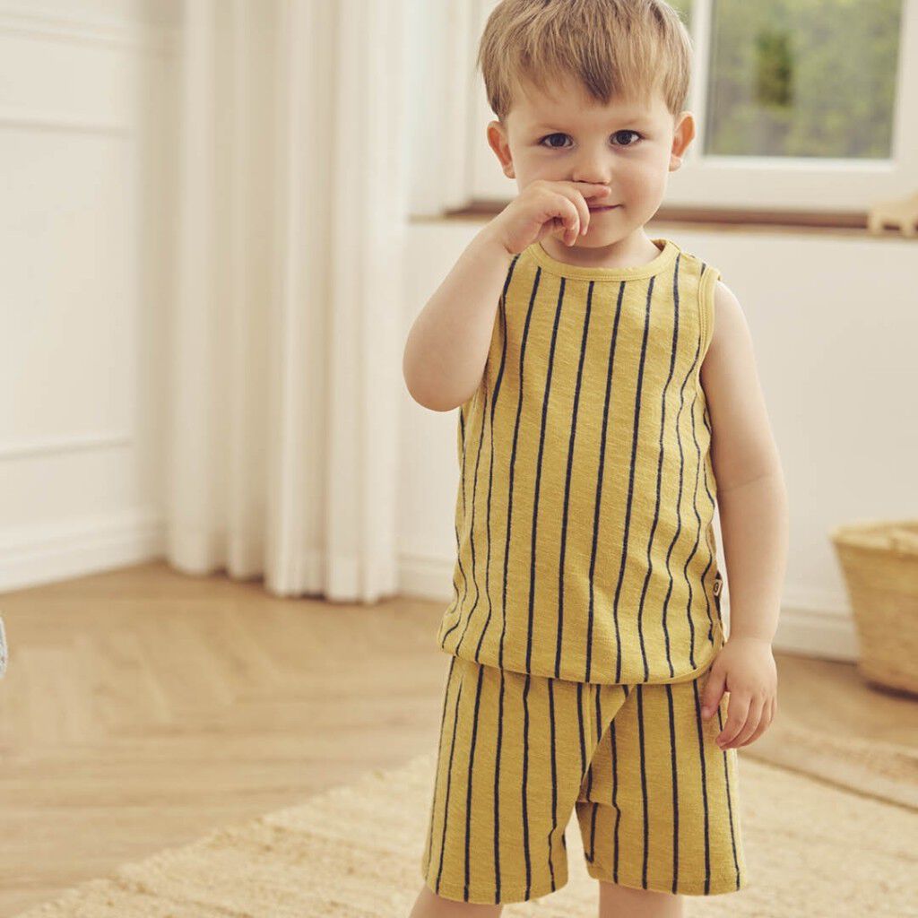 Terry stripe shorts baby
