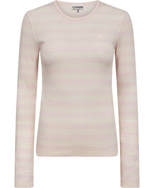 Soft Cotton Stripe Rib Longsleeve