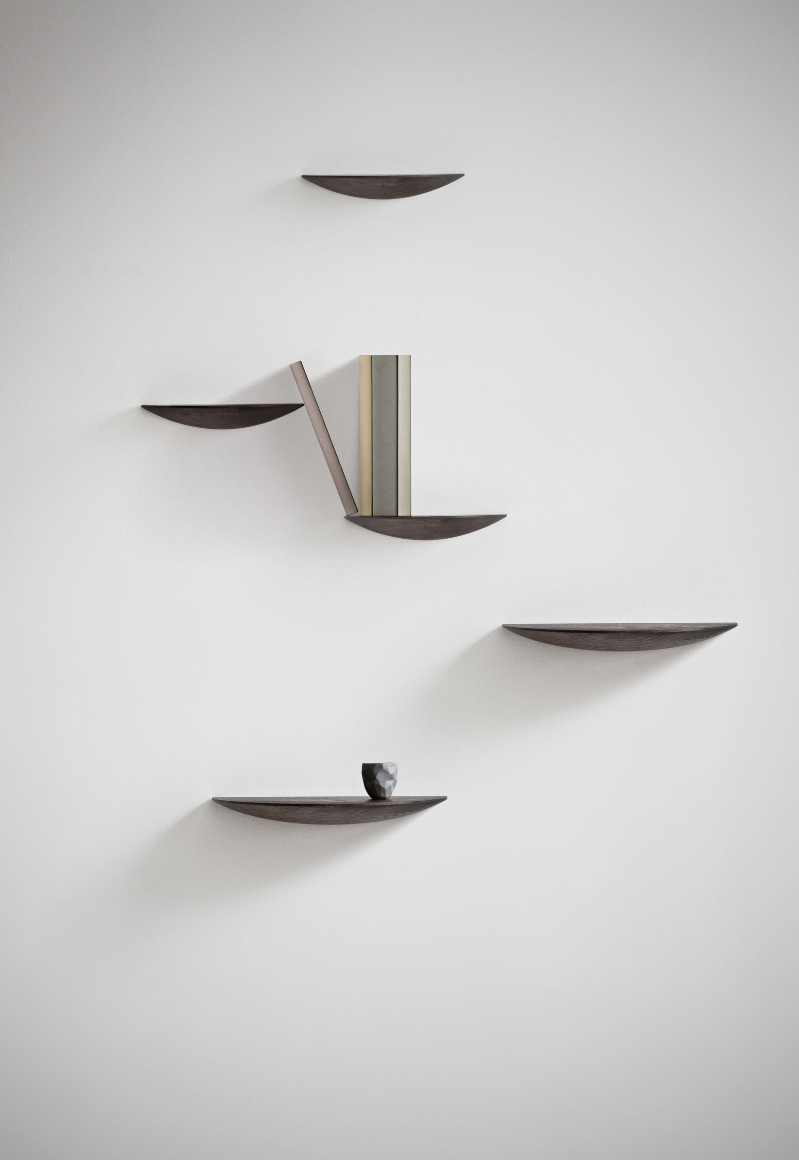 Gridy Fungi Shelf, Medium, Black Oa