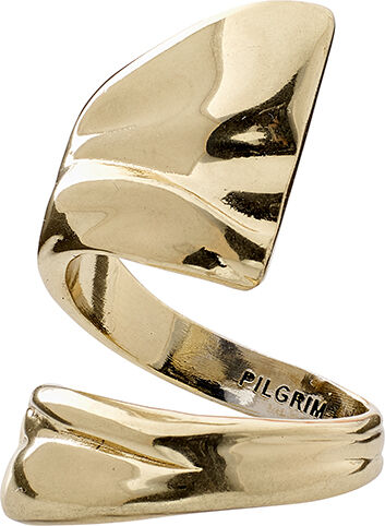 Ring Water Guldbelagt Fra Pilgrim 249 00 Dkk Magasin Dk