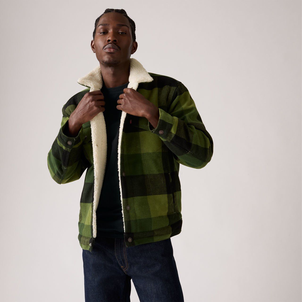 RELAXED FIT PLAID TR LAREDO PL